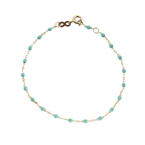 Bracelet GIGI Clozeau - Classique Gigi - Bracelet en or jaune et résine turquoise 58 Facettes BRI0094