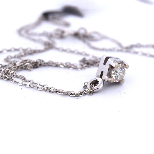 Collier Point lumineux - Or 58 Facettes