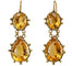 Boucles d'oreilles Boucles d'oreilles antiques en or et topaze 58 Facettes 7638