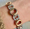 Bracelet Bracelet Rétro - Or 18 Carats, Diamants, années 1940 58 Facettes 485