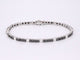 Bracelet Bracelet de tennis en or blanc serti de diamants noirs et blancs 58 Facettes 2119