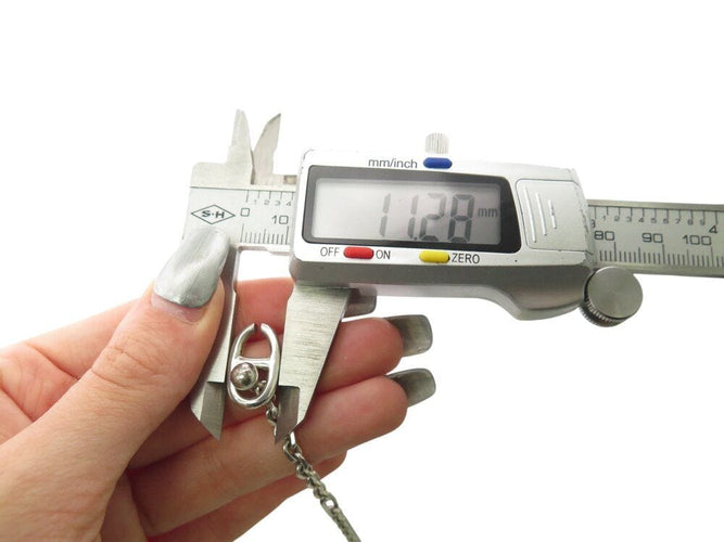 porte cles HERMES chaine d'ancre gaetan de percin en argent 925 8.4gr  holder 58 Facettes 268816