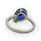 Bague 50 Bague or blanc 750 diamants et tanzanite 58 Facettes 149060163