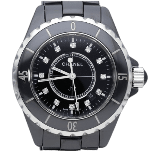 Montre Montre Chanel J 12 Diamants 33 mm Quartz 58 Facettes MT42775