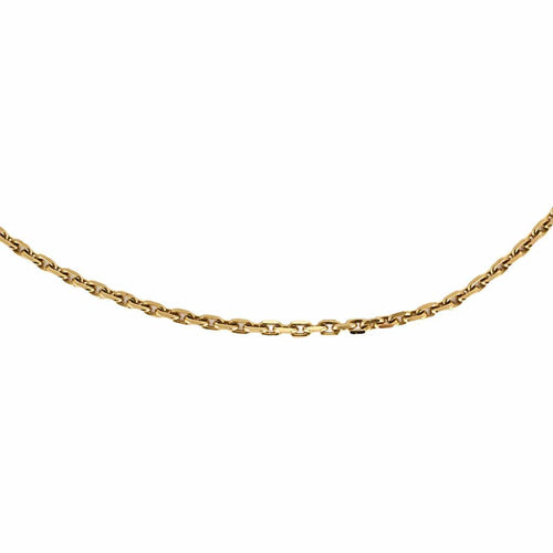 Collier Sautoir en or jaune à maille forçat 58 Facettes AUX1117