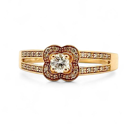 Bague 53 Bague Mauboussin en or jaune 18 carats et diamants 58 Facettes