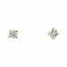 Boucles d'oreilles Puces d'oreilles or rose diamants 58 Facettes 4163