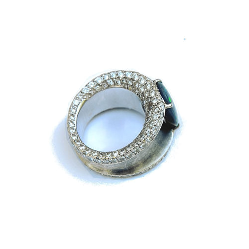 Bague 51 Lorenz Baümer - Bague opale - Création des années 1990–2000 58 Facettes 189