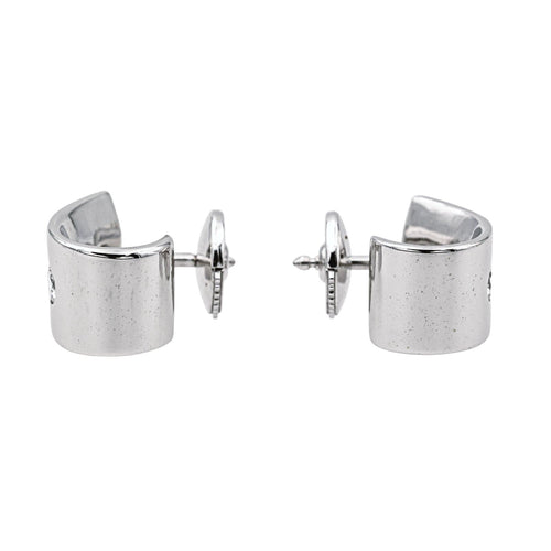 Boucles d'oreilles Boucles d'oreilles Puces Or blanc Diamant 58 Facettes 4221378RV