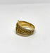 Bague 59 Bague byzantine en or jaune saphirs et diamants 58 Facettes