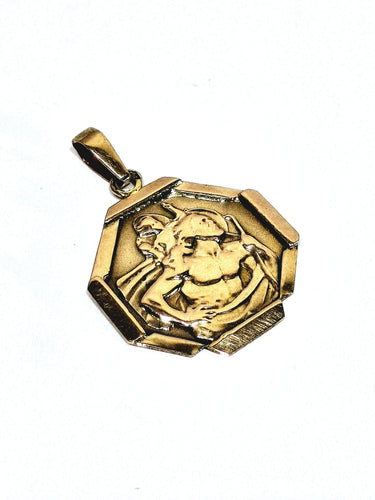 Pendentif Médaille Saint Christophe Or Rose 58 Facettes