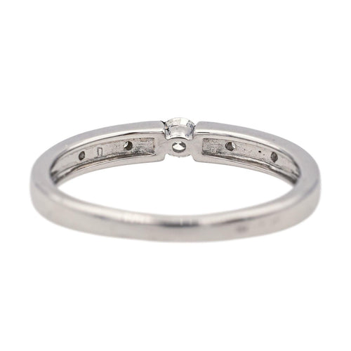 Bague 56 Bague Or blanc Diamant 58 Facettes 3904632CN