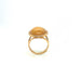 Bague 54 Bague en or jaune avec citrine double face et quartz fumé 58 Facettes 328126/K0U8JH3