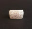 Bague 54 Bague Pavage Diamants, Or Blanc 58 Facettes