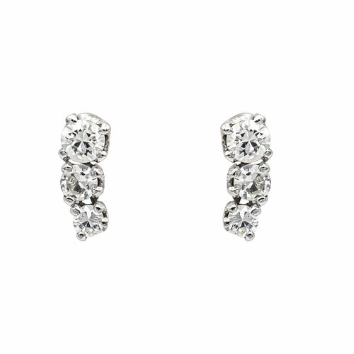 Boucles d'oreilles Boucles d'oreilles Or blanc Diamant 58 Facettes 3139886CN