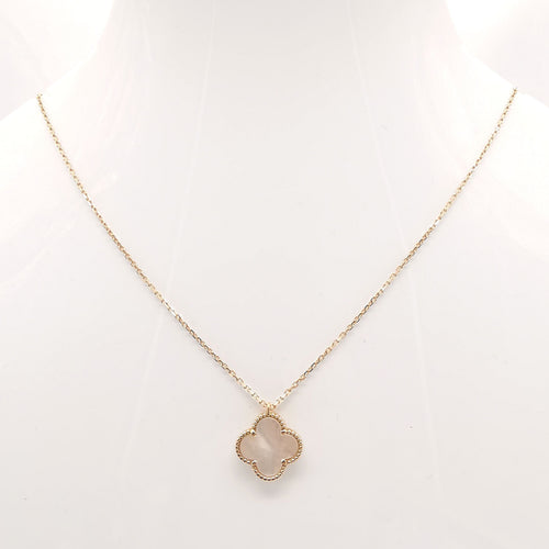 Collier Collier trèfle en or rose & nacre 58 Facettes