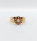 Bague 54.5 Bague marguerite antique en or rose 18k ornée de perles 58 Facettes A06486