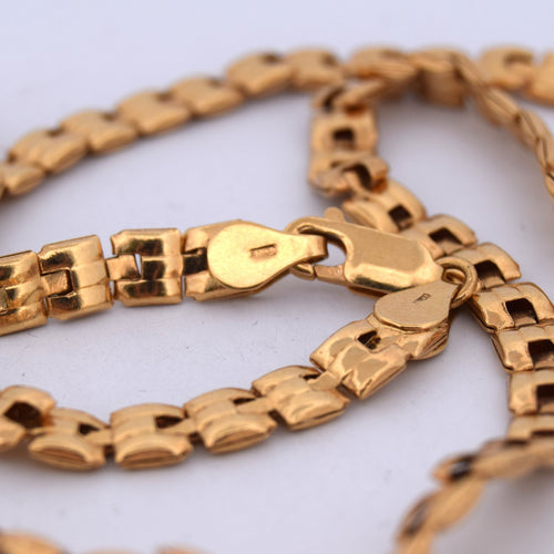 Collier Collier en or jaune 58 Facettes