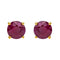 Boucles d'oreilles Boucles d'oreilles Puces Or jaune Rubis 58 Facettes 4021228RV