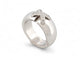Bague 53 bague CHAUMET liens croises 080044 t53 en or blanc 18k 11gr diamants 58 Facettes 267028