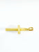 Pendentif Croix en or jaune 58 Facettes