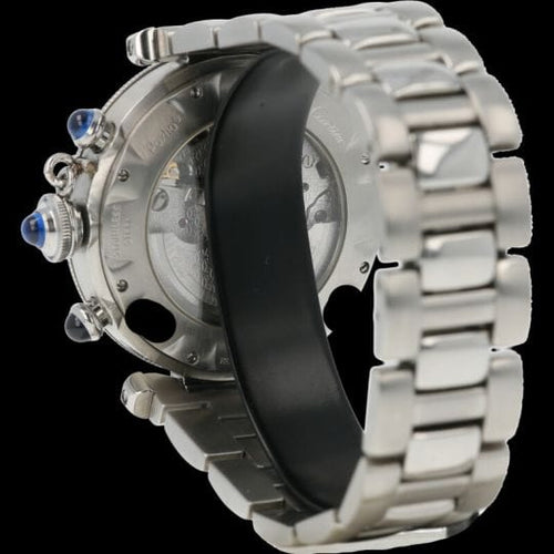 Montre Cartier Montre Pasha Chronograph 58 Facettes MT43789