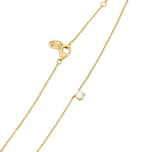 Collier Collier Cartier, "1895", or jaune, diamant 0,24 ct. 58 Facettes 34725