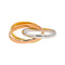 Bague 54 Cartier Bague Trinity Or rose, Or jaune, Or blanc 58 Facettes 4836932CN