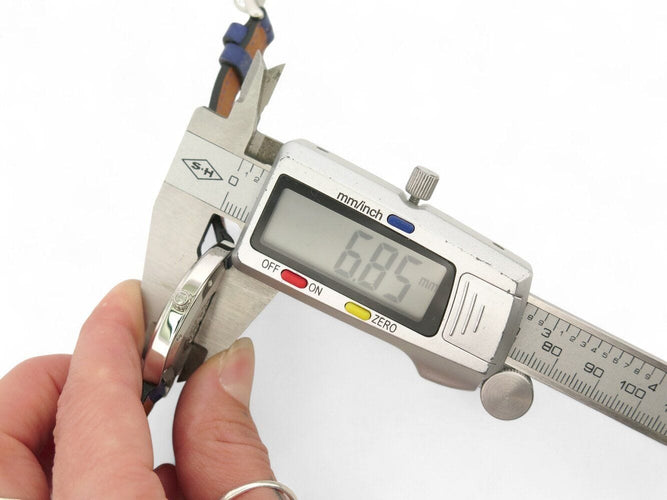 Montre vintage montre HERMES espace es2.210 quartz 33 mm acier cuir +pochon blue 58 Facettes 270283