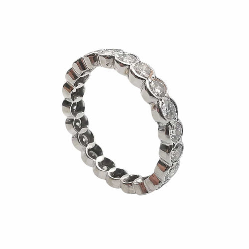 Bague 52 Alliances américaine or & diamants 58 Facettes