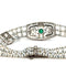 Bracelet BRACELET ART DECO EMERAUDE PERLES DIAMANTS ONYX 58 Facettes Réf 1_0000019/1