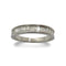 Bague 51 Demi-alliance or blanc et diamants 1,5 ct 58 Facettes