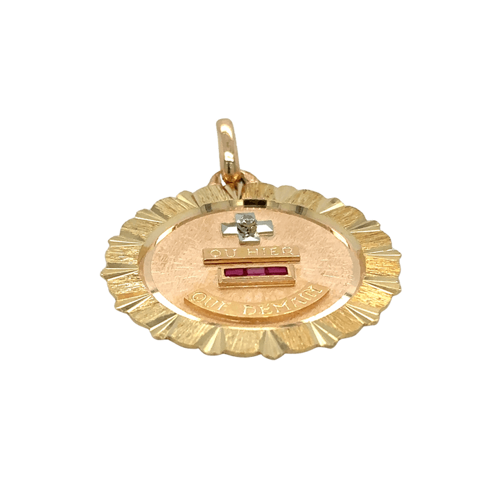 Pendentif Maison AUGIS - Médaille D'amour 1970 58 Facettes 11027/19