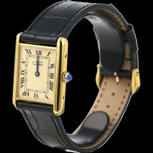 Montre Cartier Montre Tank Vermeil 58 Facettes MT44886