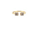 Bague 54 bague juliette juju j0306y 5mm en or jaune 18k & diamants 0.25ct 58 Facettes 267116