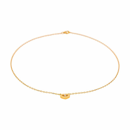 Collier Cartier Collier Cœur Or jaune Saphir 58 Facettes 4944052RV