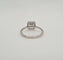 Bague 53 Bague or blanc sertie de diamants baguettes 58 Facettes