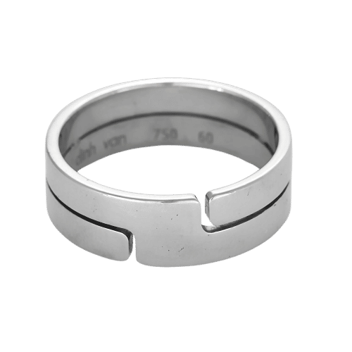 DINH VAN - Anello oro bianco SEVENTIES 