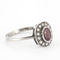 Bague 50 Bague Pompadour Argent & Rubis 58 Facettes