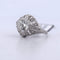 Bague 48 Bague ancienne en platine et diamants avec diamant central 58 Facettes