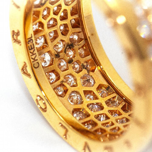 Bague 58.5 BVLGARI - Bague B.ZERO1 avec Diamants 58 Facettes D361631UZ