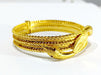 Bracelet Bracelet serpent or jaune et rubis 58 Facettes