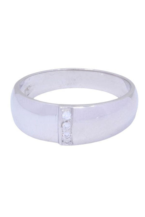 Bague 55 Bague moderne or blanc diamant 58 Facettes 092011