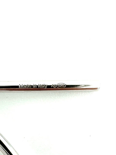 HERMES. Collection "Loop", boucles d'oreilles argent GM 58 Facettes