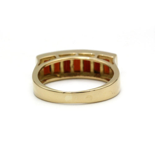 Bague 52 Bague - Or jaune & Grenats 58 Facettes 250207R