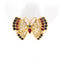 Broche Broche Papillon or jaune, saphirs, rubis 58 Facettes LP958/16