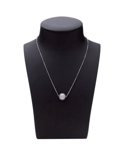 Collier Perle Précieuse Or blanc 18K Perle de Tahiti