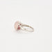 Bague 53 Bague or blanc quartz rose et tourmalines 58 Facettes