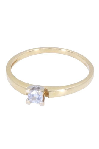 Bague 54 BAGUE SOLITAIRE DIAMANT 0.12 CARAT 58 Facettes 086301