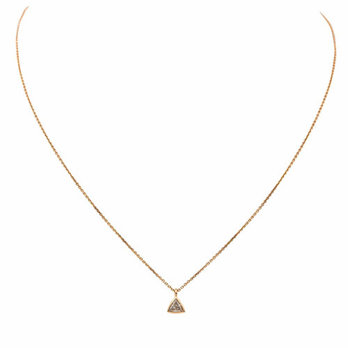 Collier Collier Solitaire Or rose Diamant 58 Facettes 2360820CN